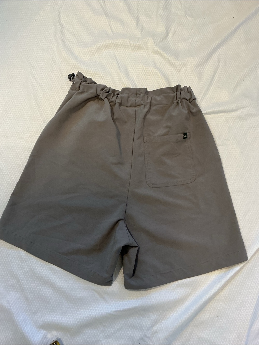 Athletic Drawstring Shorts in Gray - Picture 5 of 6